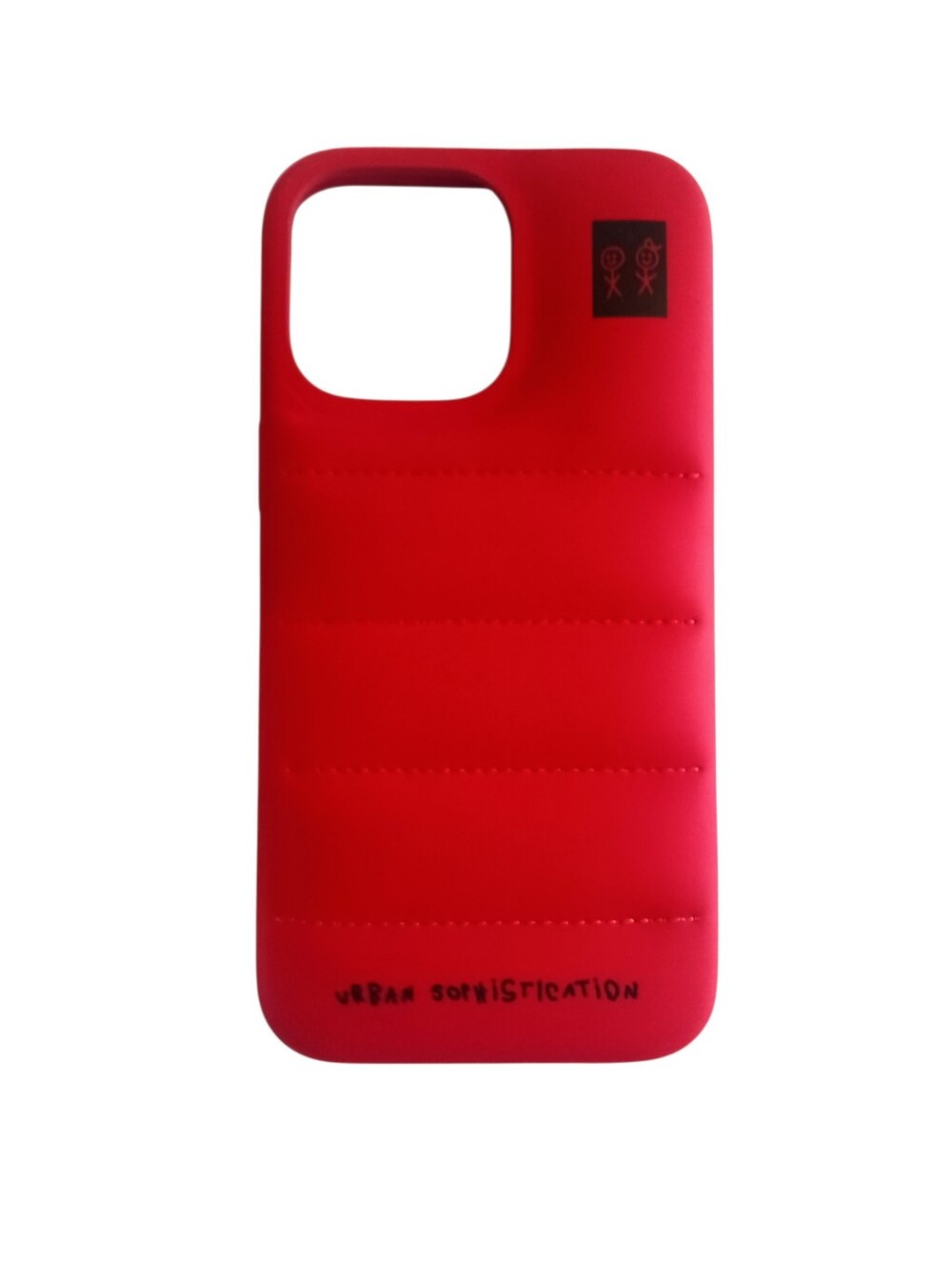 Urban Sophistication Red "The Puffer" Case iPhone 14 Pro Quilted Padding New